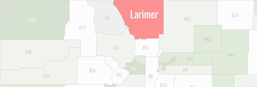 Larimer County Map