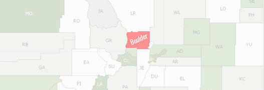 Boulder County Map