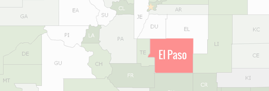 El Paso County Map