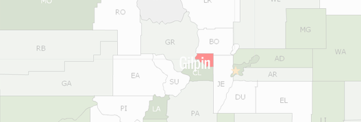 Gilpin County Map