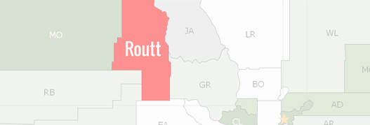 Routt County Map