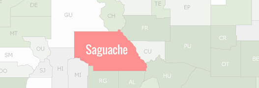 Saguache County Map